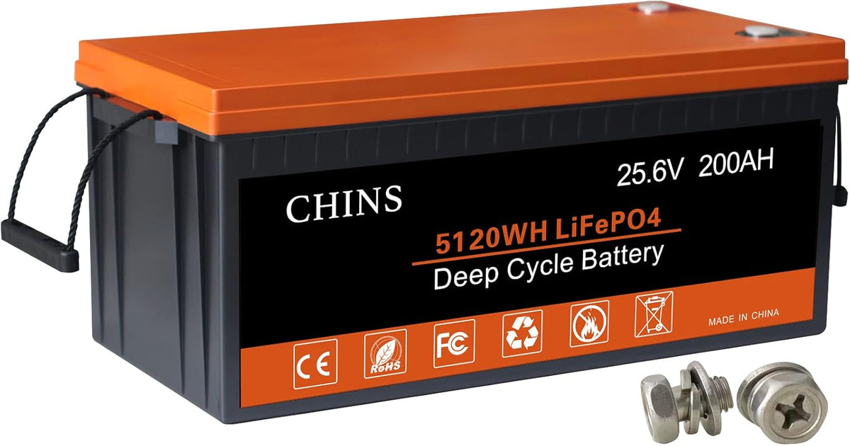 12V 100AH LiFePO4 Lithium Battery with Built-in BMS X7487
