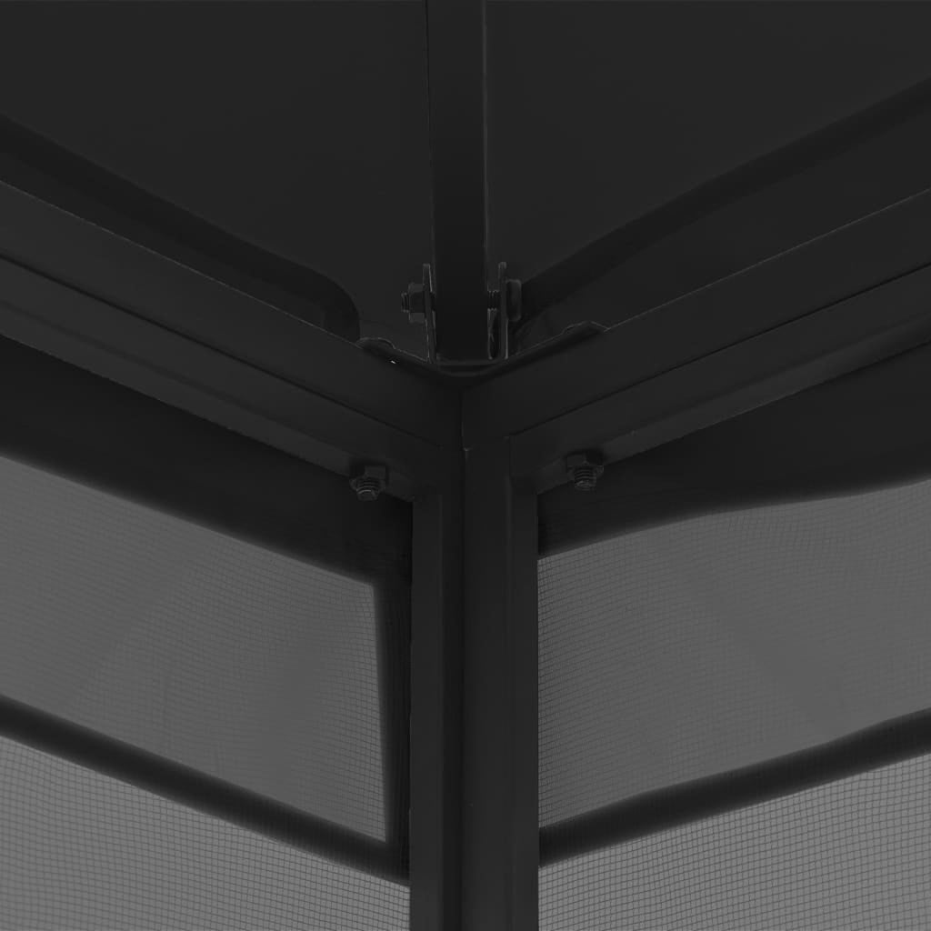 Anthracite Gazebo with Nets Q2467