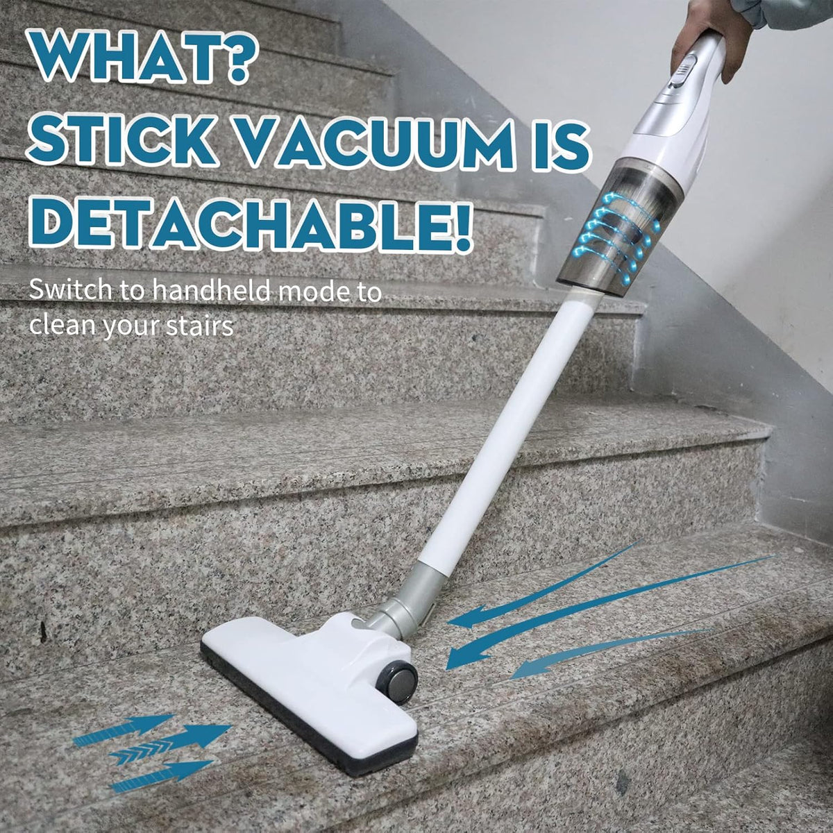 Cordless Stick Vacuum Cleaner with Rechargeable Battery P534