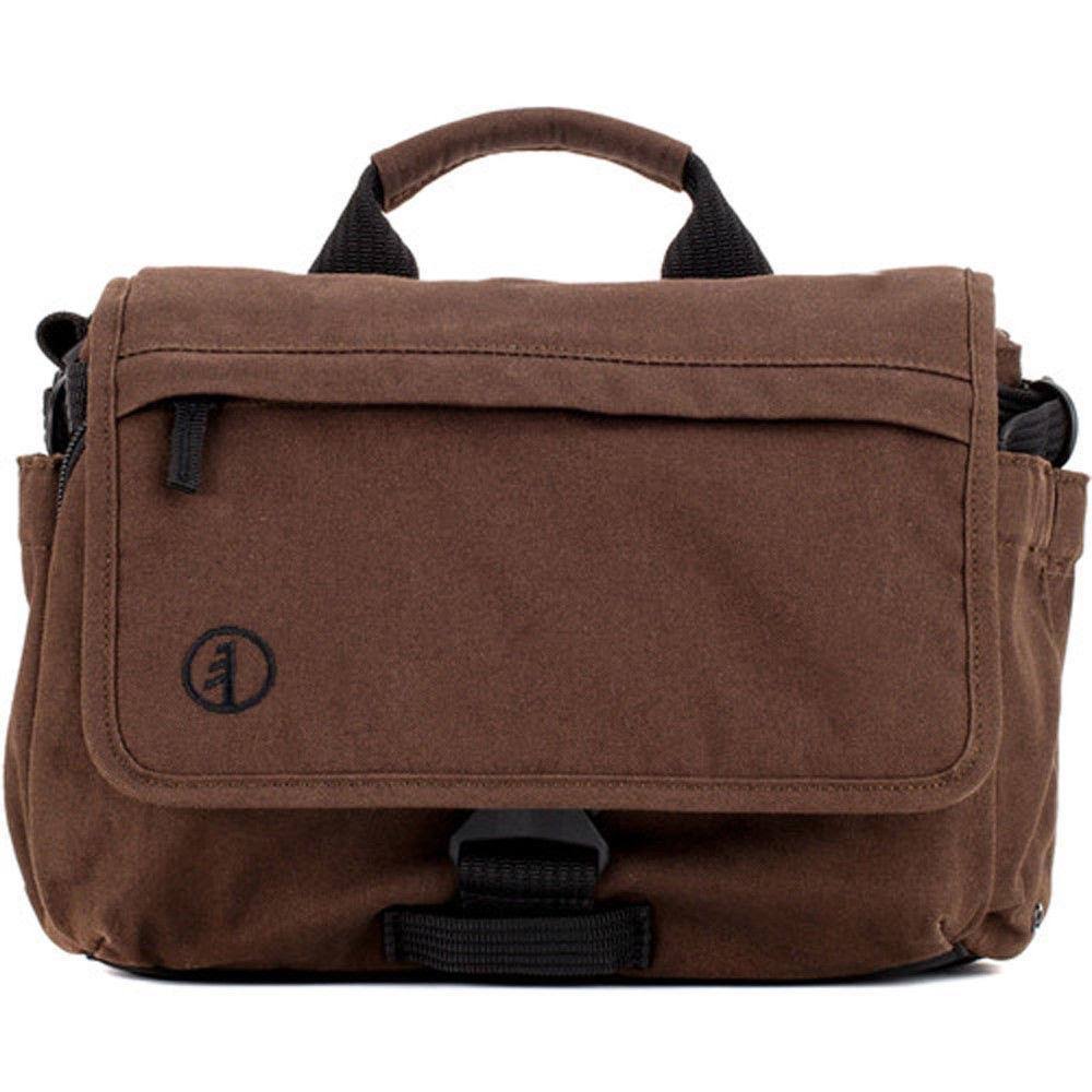 Waxed Canvas Chocolate Brown Camera Bag E965