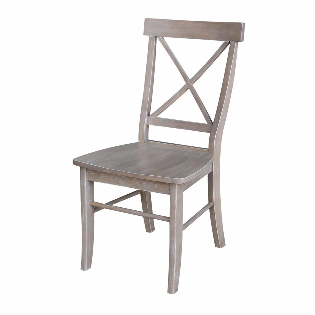 Set of Two Solid Wood Chairs O500238