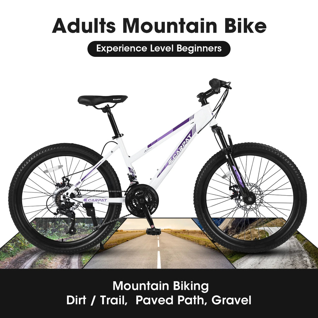 26 inch White Disc Brakes Mountain Bike H3190