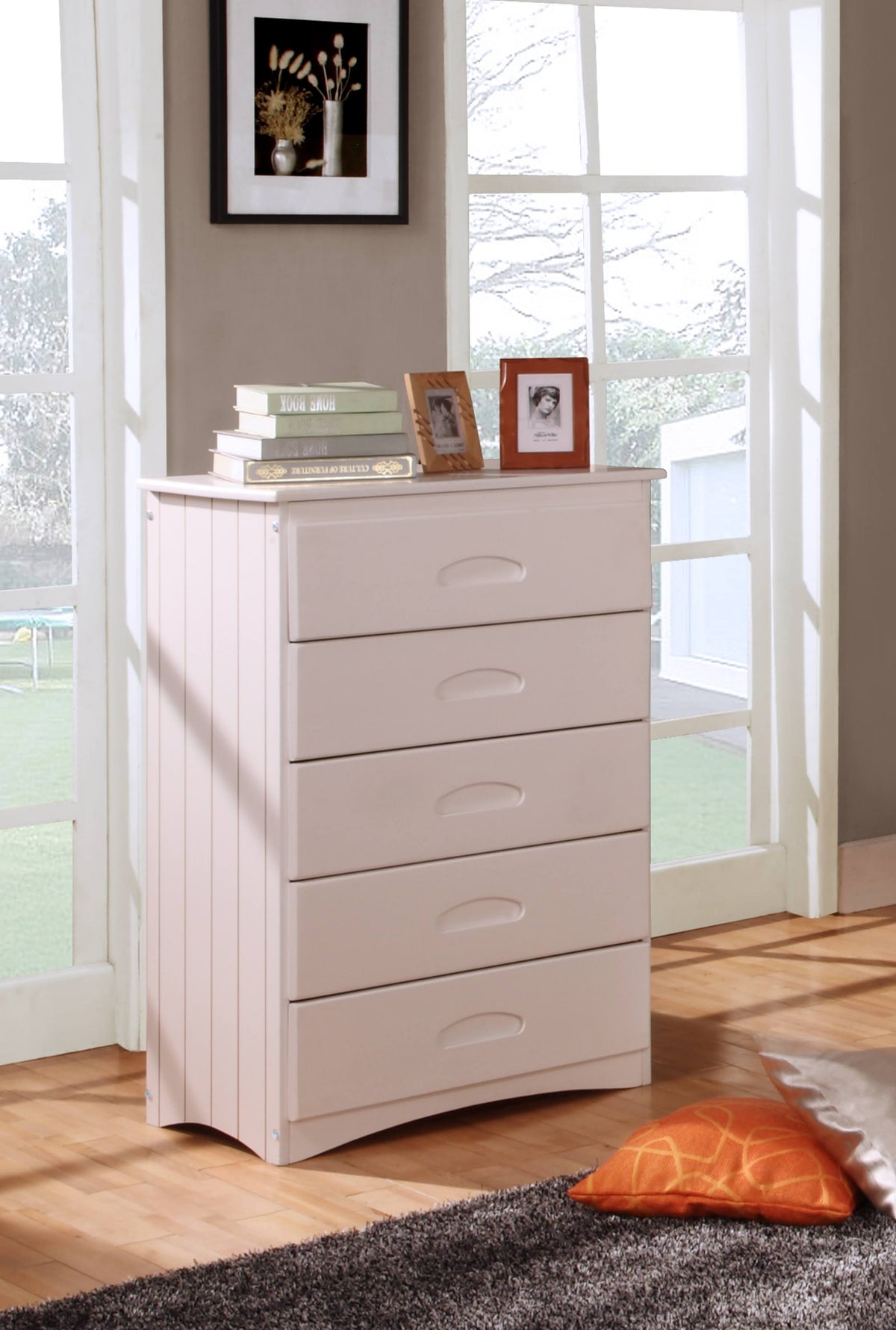 Solid Pine Five Drawer Chest D2888
