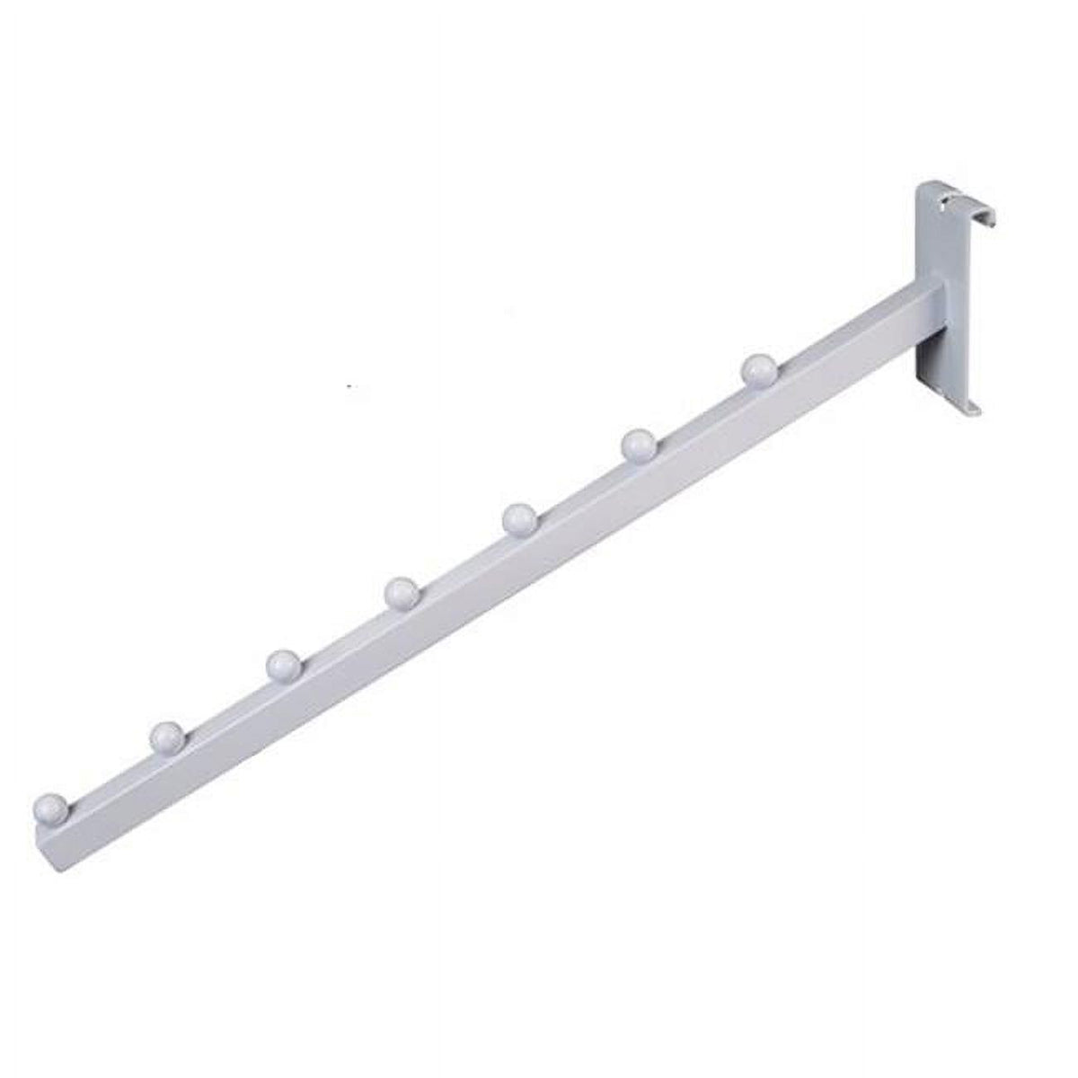 White 7-Ball Square Tube Waterfall for Gridwall H235551