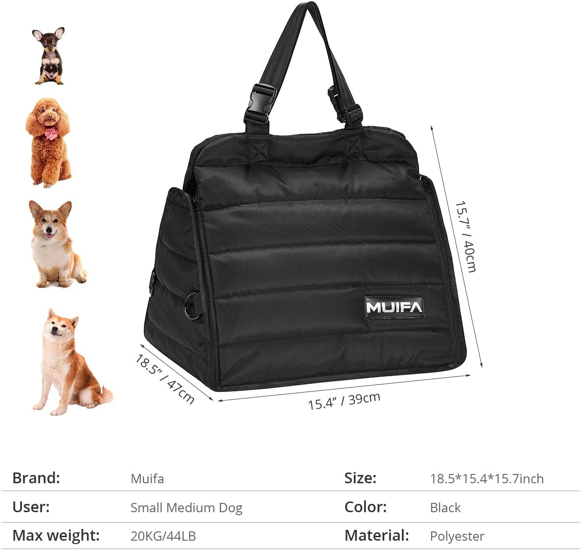 Super Soft Waterproof Fabric Dog Car Seat O28393