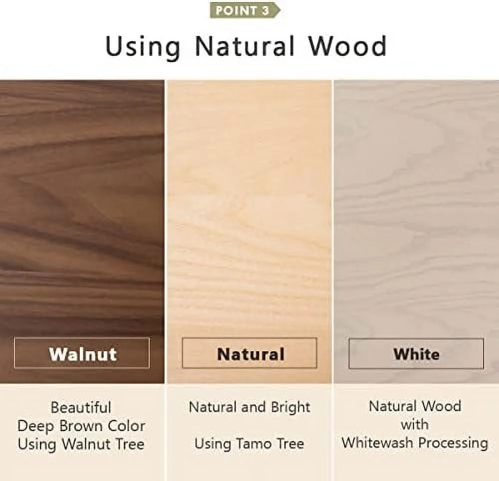 White Wood Folding Coffee Table Q8070
