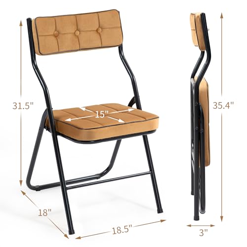 Padded Folding Chairs 4 Pack I848711