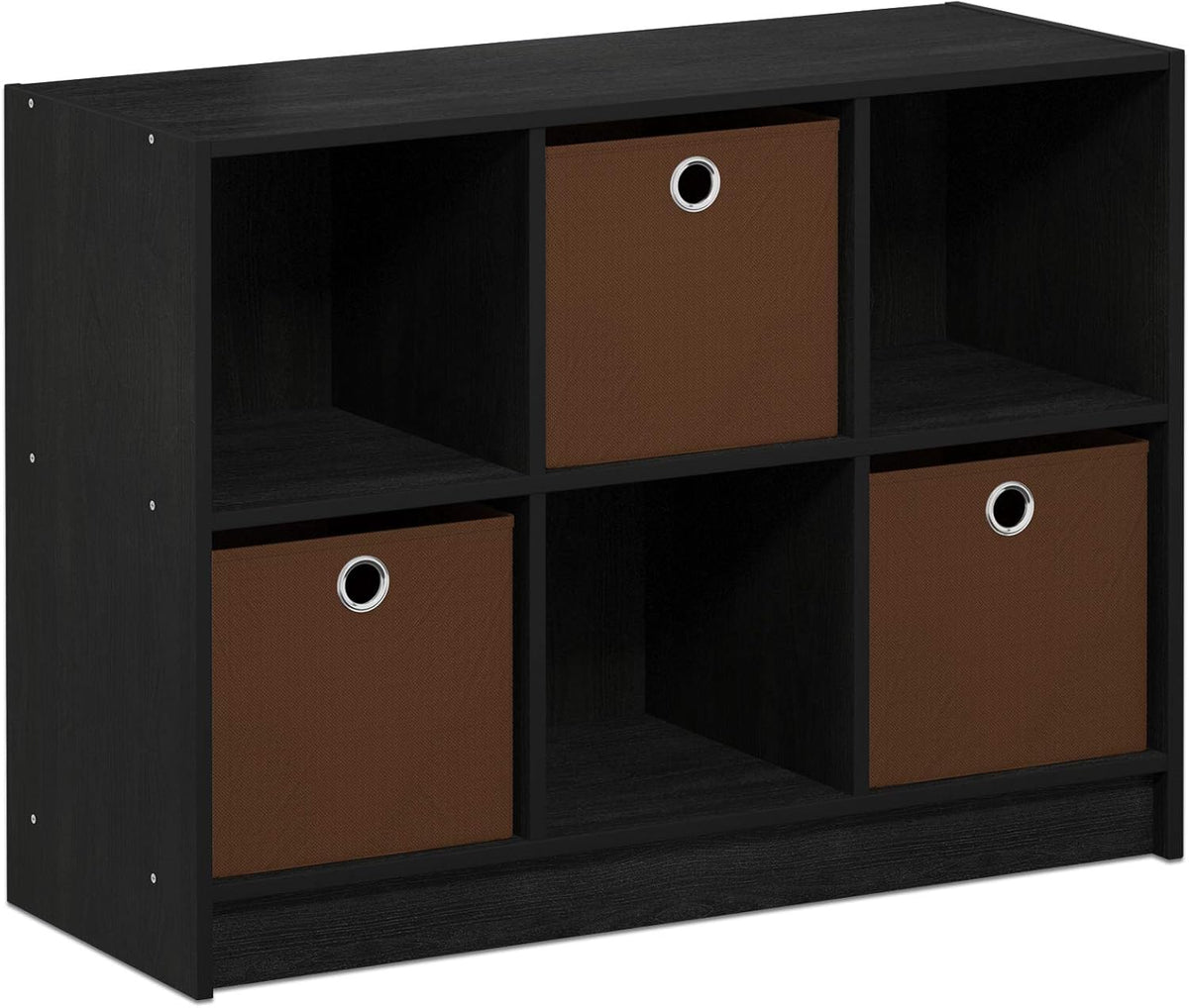 White/Light Pink 3x2 Cubic Bookcase Storage Shelves P511