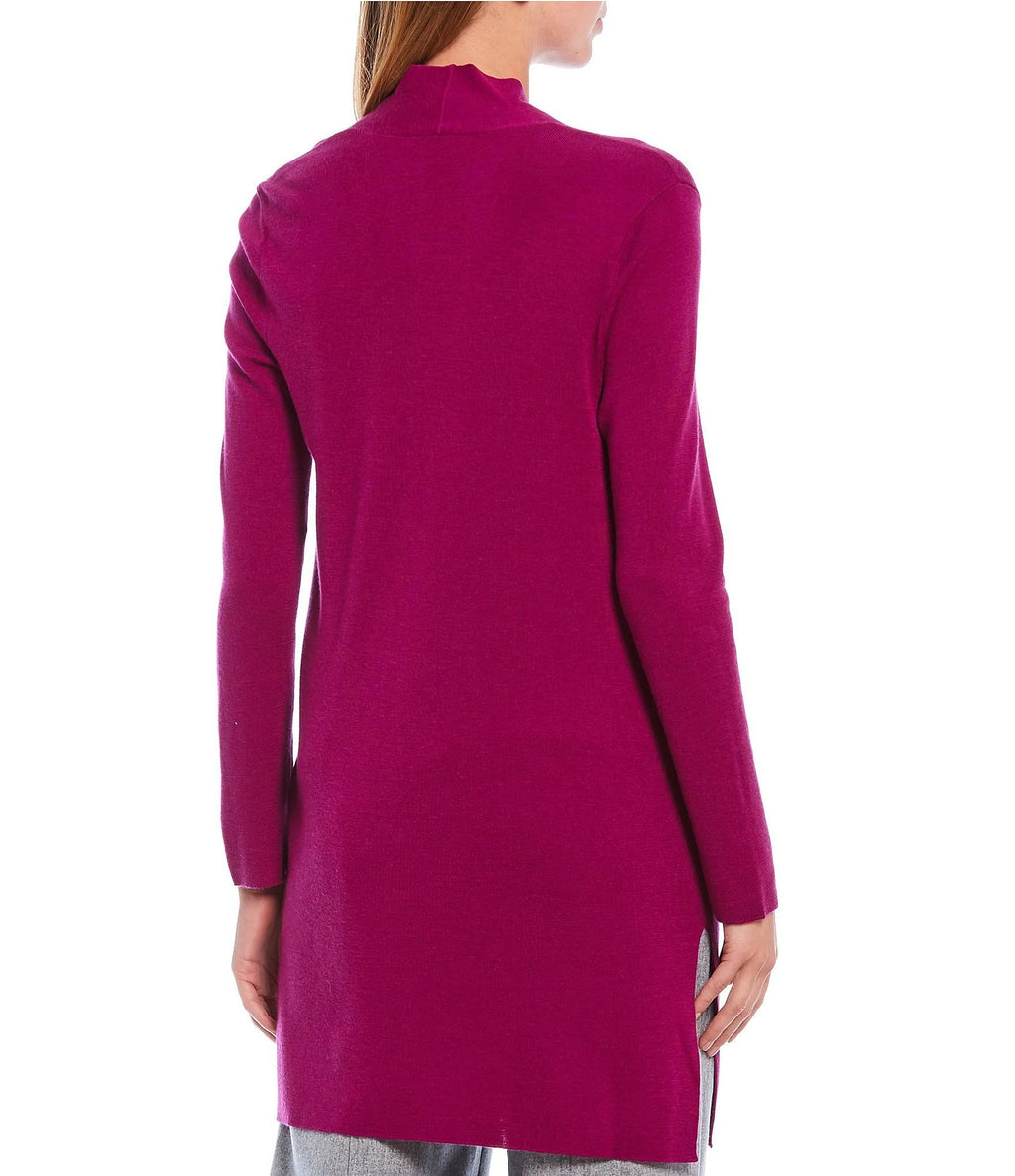 Ultrafine Merino Wool Straight Cardigan W9800
