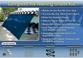 Blue 8x20 RV Awning Screen Room Kit X65930