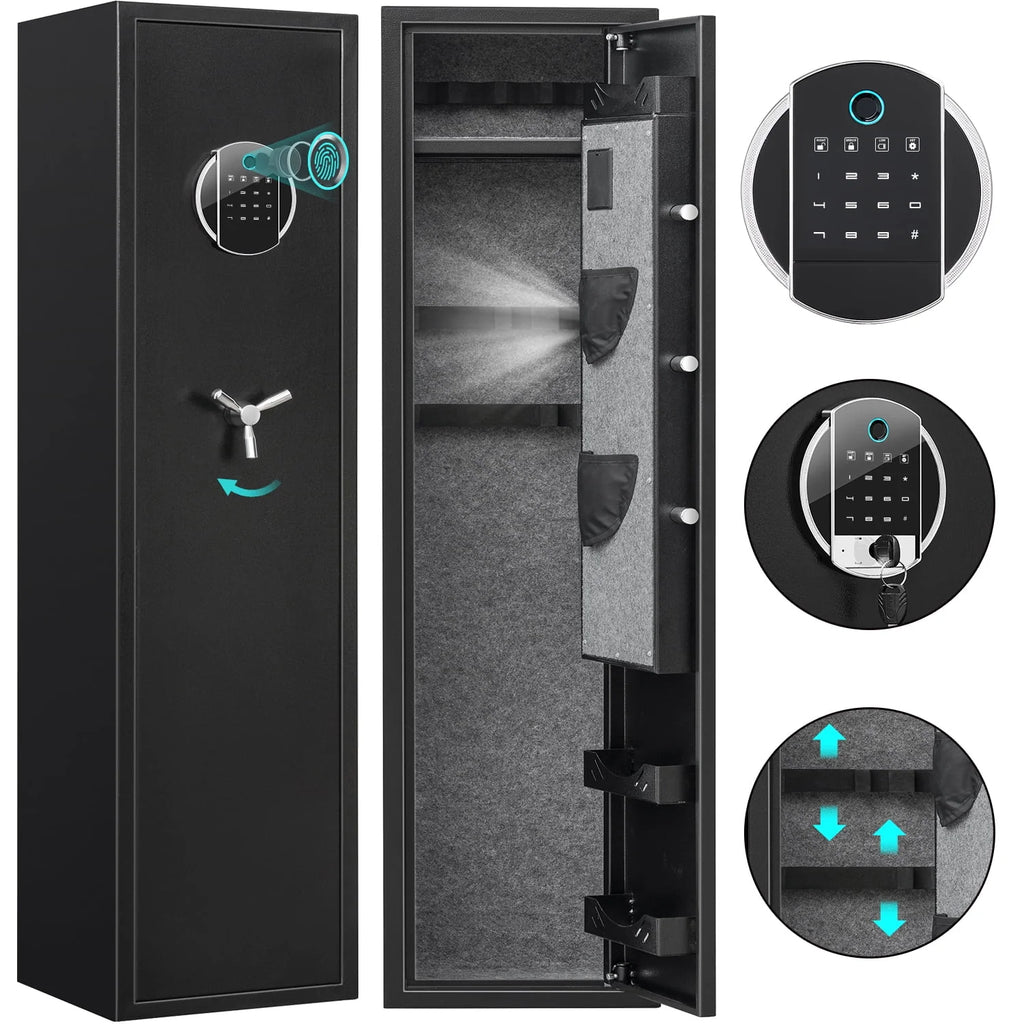 3-5 Long Gun Safe with Backlit Keypad J92702