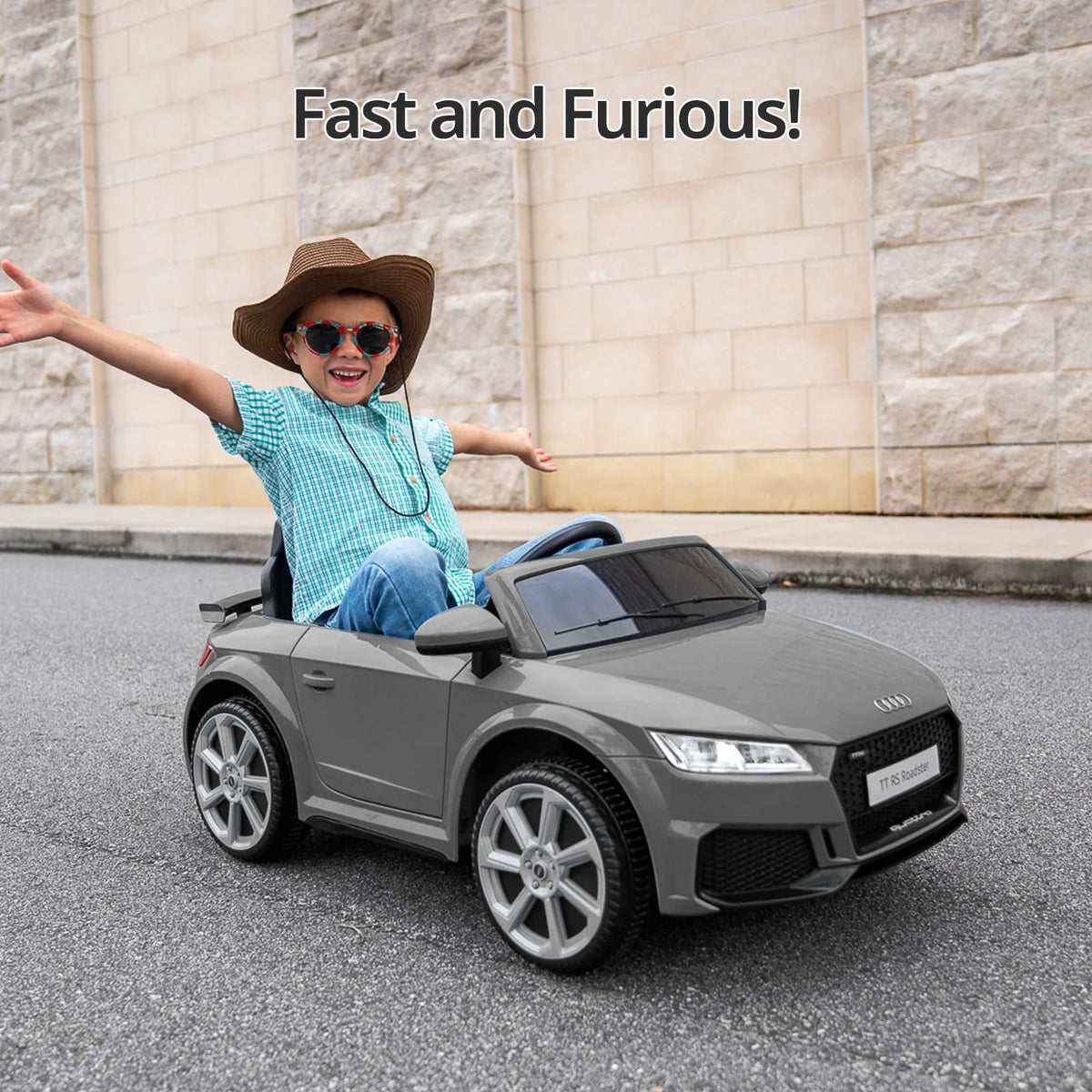Black 12V Kids Ride On Car C445
