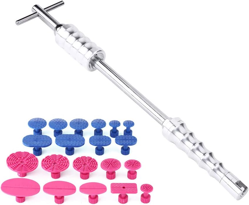 T Bar Slide Hammer Glue Puller Tabs Car Body Tools Pack of 2 K8075