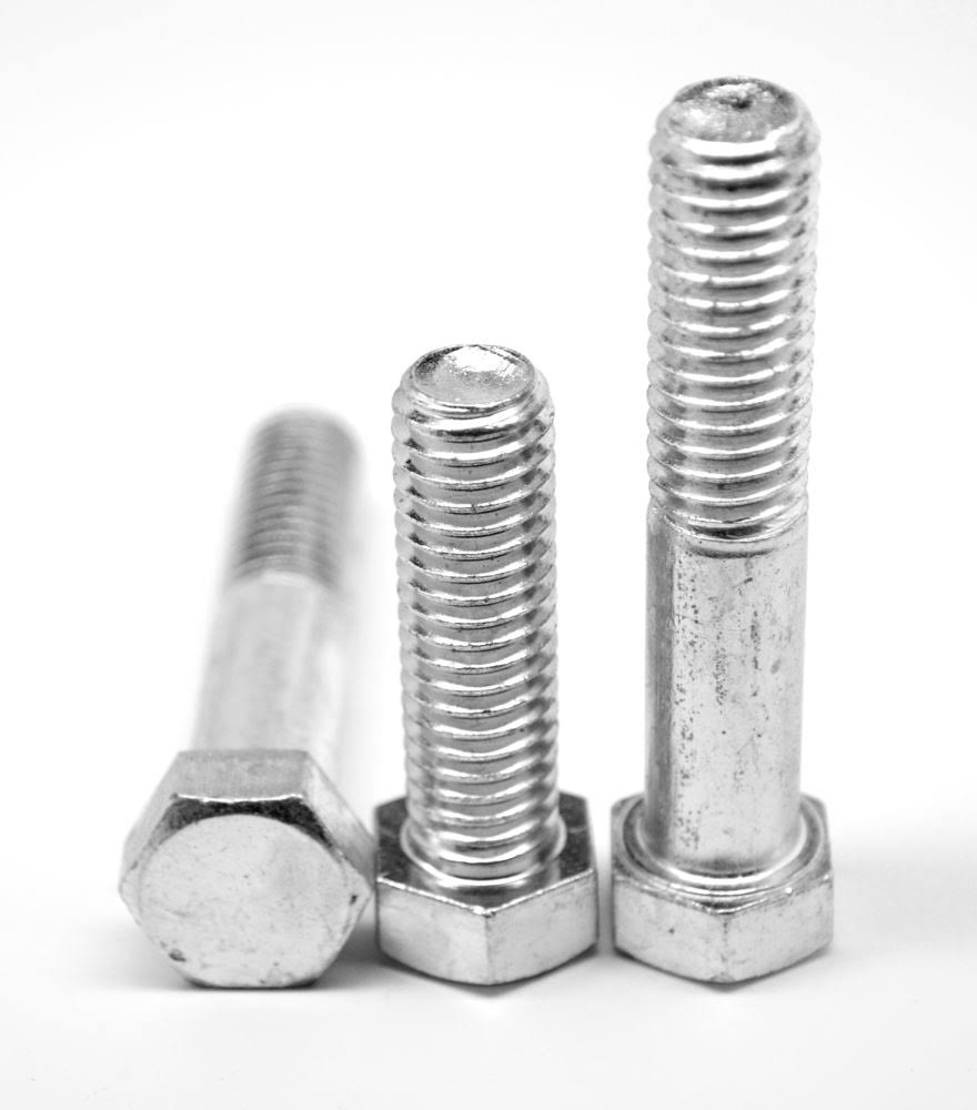5/16x22-18 x 4 1/2x22 (PT) Coarse Thread Hex Cap Screw Stainless Steel 316 Pk 50 F193067