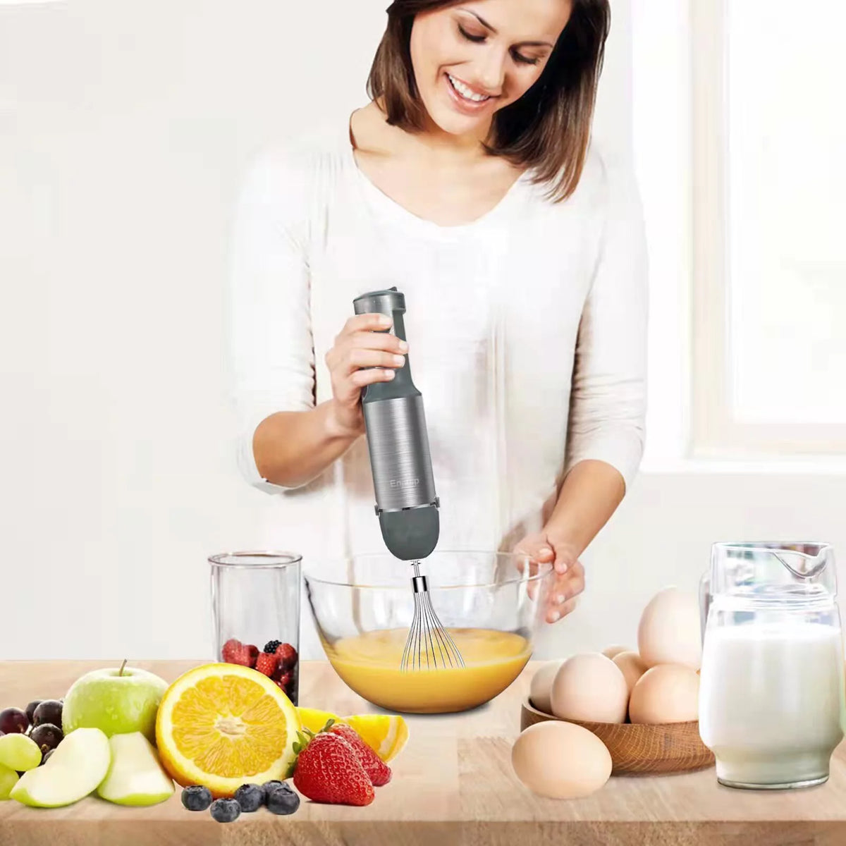 5-in-1 Handheld Stick Blender with Whisk H857453