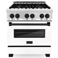 30 4.0 cu. ft. Dual Fuel Range with White Matte Door T860423