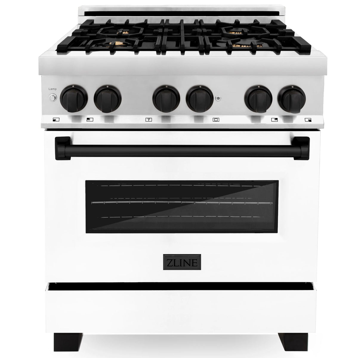 30 4.0 cu. ft. Dual Fuel Range with White Matte Door T860423