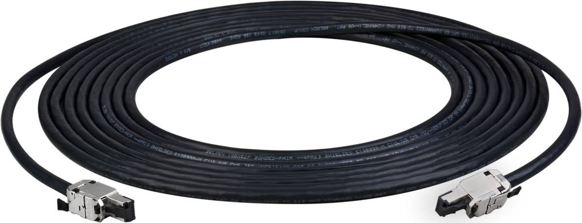 Cat6a RJ45 Male to Male PoE Cable Assemblies - 6 ft. E925