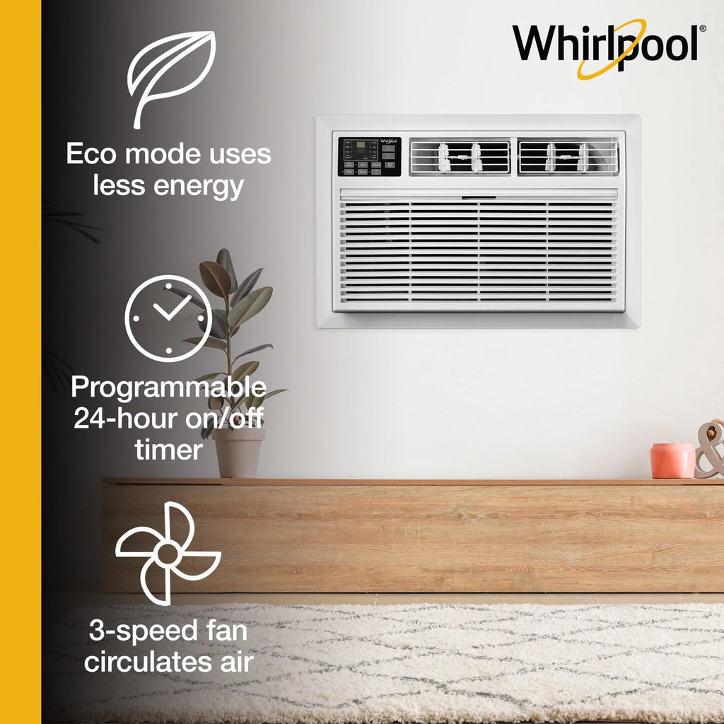 10,000 BTU 230-Volt Through-the-Wall Air Conditioner with Remote, White A1811