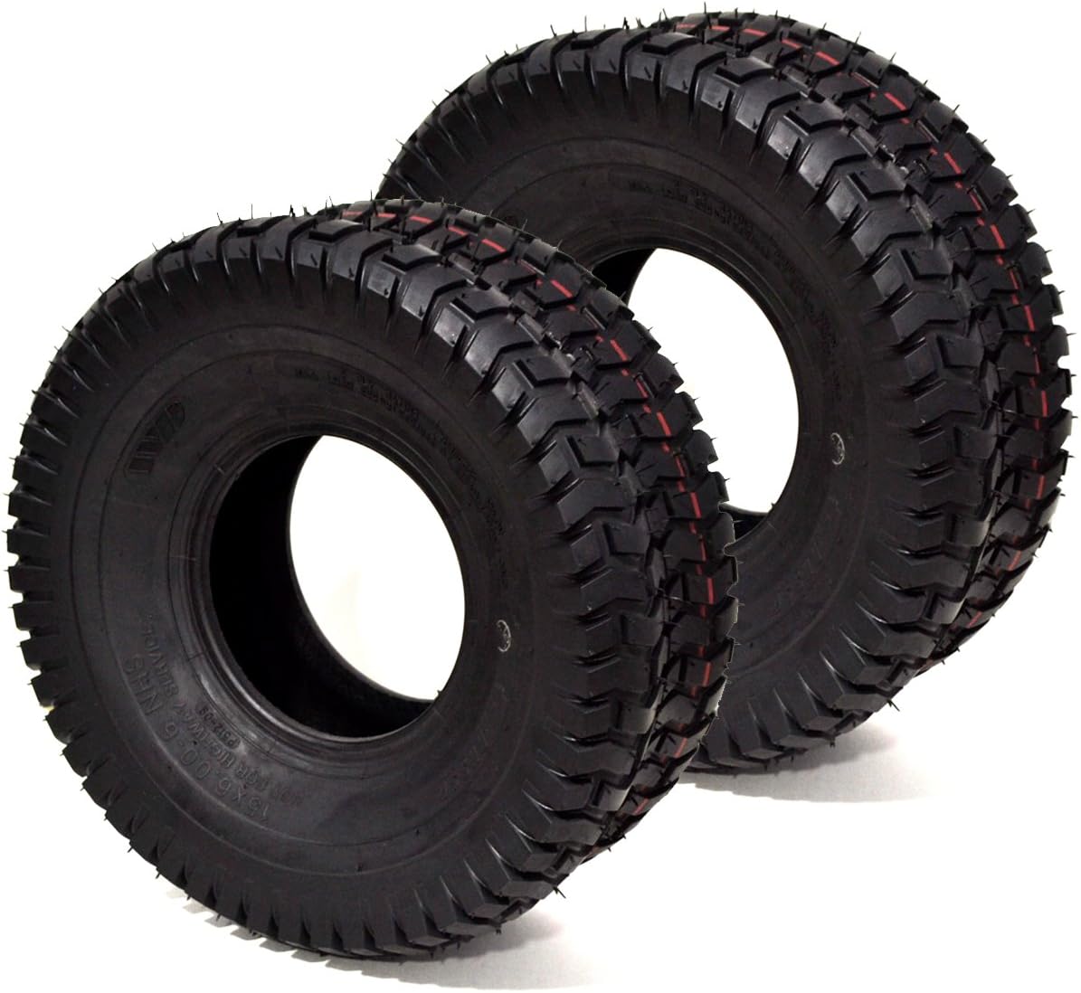 2PK 15x6.00-6 4PLY Commercial Turf Lawn Mower Tires T9738