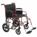 Heavy-Duty Steel Transport Wheelchair X93397