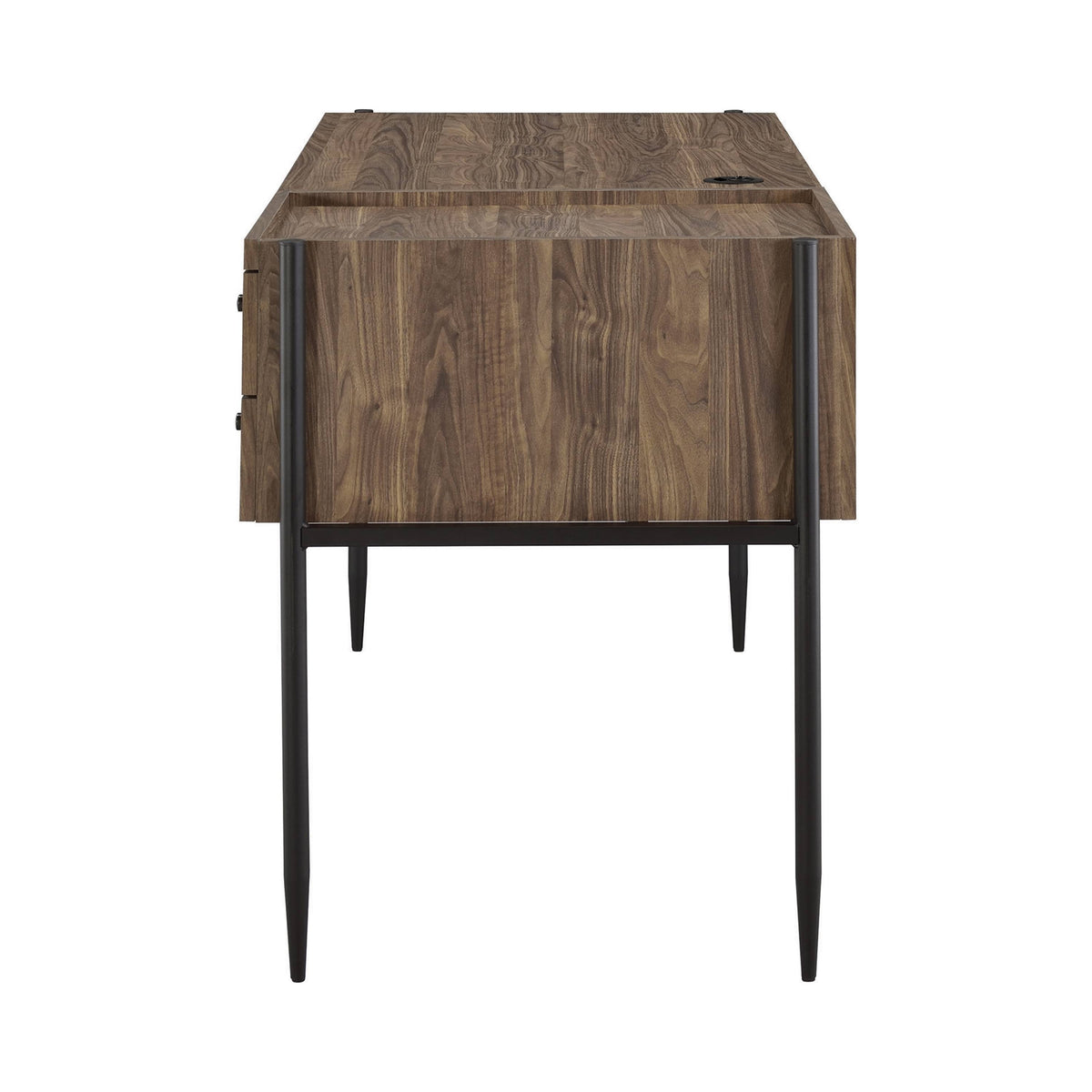 Aged Walnut 3-Shelf Bookcase A62539