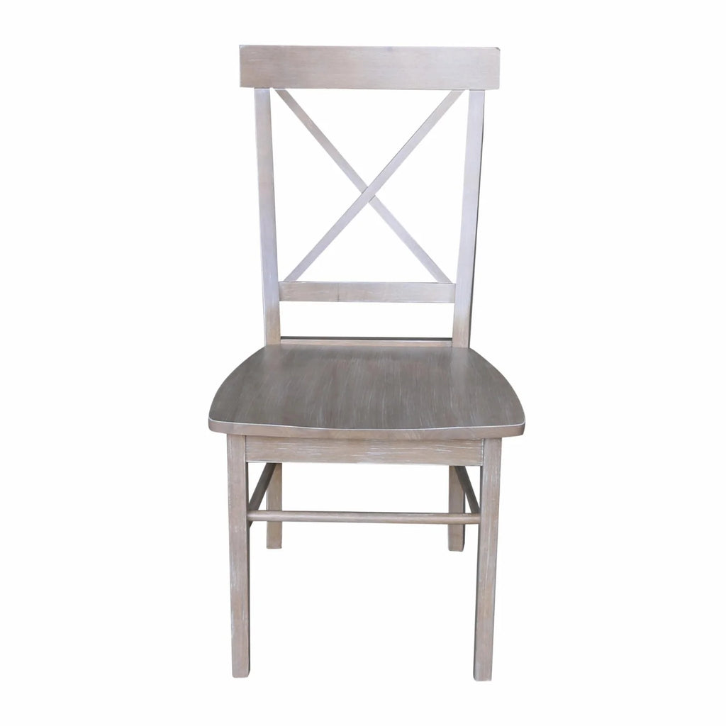 Set of Two Solid Wood Chairs O500238
