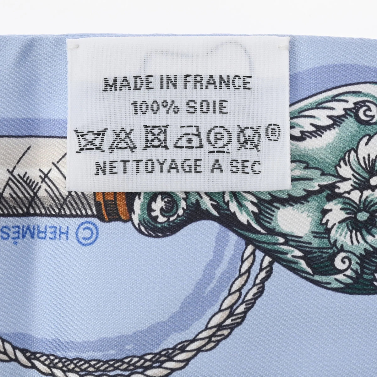 Light Blue 100% Silk Scarf Muffler H287