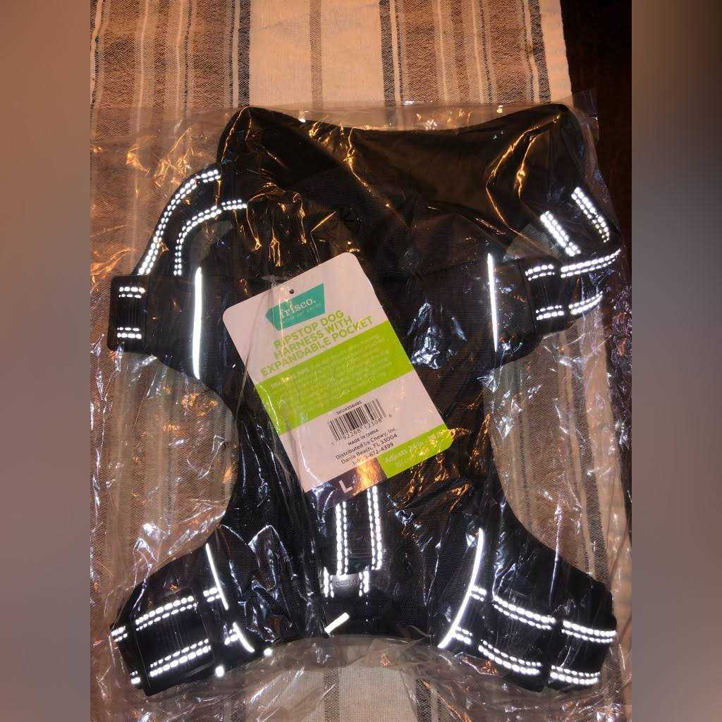 Ripstop Dog Harness with Expandable Pocket T5626