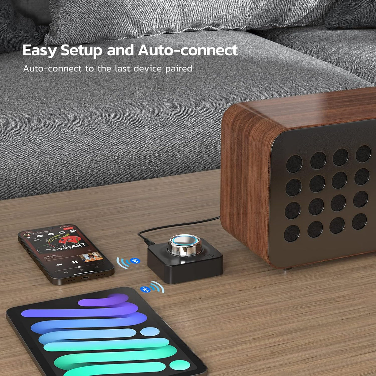Bluetooth Audio Receiver for Stereo System F488